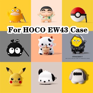 【imamura】สําหรับ Hoco. เคสหูฟัง แบบนิ่ม ลายการ์ตูน EW43 สําหรับ HOCO EW43