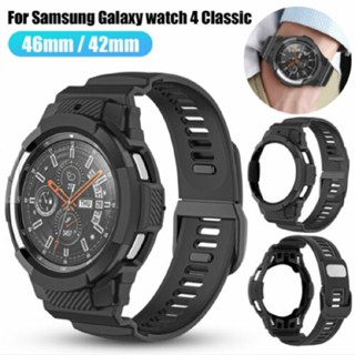 Watch Case Wrist Band For Samsung Galaxy Watch 4 Classic 42mm 46mm Sport Strap