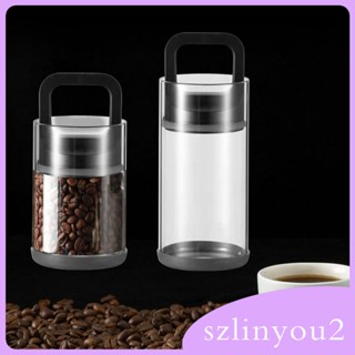 [szlinyou2] โหลแก้วสูญญากาศ สไตล์นอร์ดิก สําหรับเก็บเมล็ดกาแฟแห้ง ถั่ว อาหาร