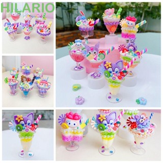 Hilario ชุดถ้วยไอศกรีม แฮนด์เมด ขนาดเล็ก DIY 6 ชิ้น