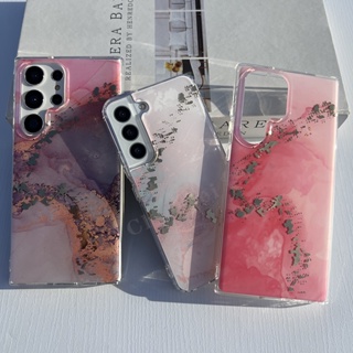 เคสโทรศัพท์มือถือแบบแข็ง กันกระแทก ลายหินอ่อน สําหรับ Samsung S22 S22Ultra S22Plus S23 S23plus S23 Ultra