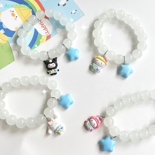 &lt;Arichsing&gt; สร้อยข้อมือ ลูกปัดคริสตัล ลายการ์ตูน Sanrio Kuromi Cinnamoroll Melody น่ารัก เครื่องประดับ สําหรับผู้หญิง