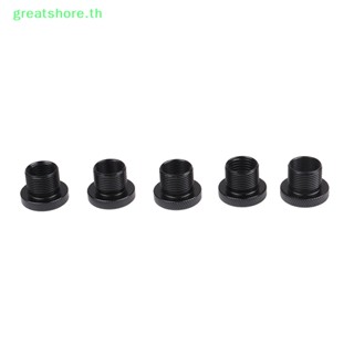 Greatshore อะแดปเตอร์เกลียวบาร์เรล 5/8 นิ้ว x 24 เป็น 1/2-28 เป็น M14x1 เป็น M14x1.5 1 ชิ้น