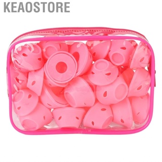 Keaostore Sleeping Hair Rollers  40pcs Easy Use Portable Silicone Roller Set Heatless Large Small for Travel