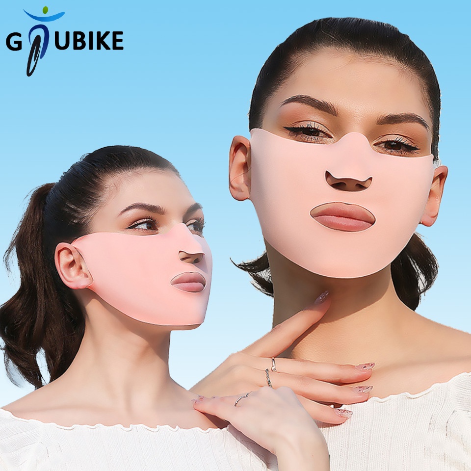 Gtubike หน้ากากปิดใบหน้า ผ้าเรยอน ระบายอากาศ ป้องกันรังสียูวี 3D สําหรับผู้ชาย และผู้หญิง เหมาะกับการเล่นกีฬากอล์ฟ