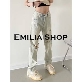 EMILIA SHOP  กางเกงขายาว กางเกงขายาวผู้หญิง สไตล์เกาหลี  สวย Beautiful ทันสมัย สบาย A97L0W6 36Z230909