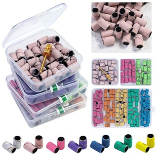 Cymx แหวนทรายขัดเล็บ DIY อุปกรณ์เสริม สําหรับตกแต่งเล็บ