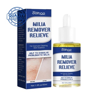 Milia Remover เซรั่ม เอสเซ้นบํารุงผิว ลดจุดด่างดํา ให้ความชุ่มชื้น 30 มล. S0Z9