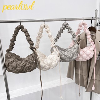 Pearl01 soft bag หญิงลําลองน้ําหนักเบา กระเป๋าโฮโบ ทรงก้อนเมฆ แนวเกาหลี ที่ห้อย แถมฟรี Cloud