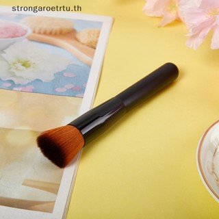 Strongaroetrtu แปรงแต่งหน้า รองพื้น คอนซีลเลอร์ บลัชออน แบบมืออาชีพ สีดํา สําหรับผู้หญิง 1 ชิ้น