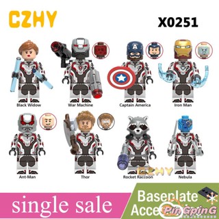 Pin ชุดของเล่นตัวต่อ ฟิกเกอร์ Avengers Super Heroes Quantum X0251