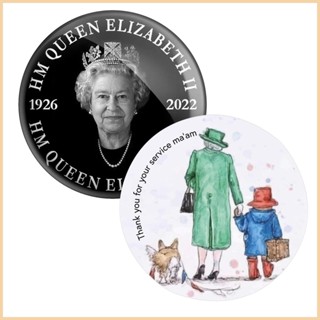 Queen Elizabeth Pin ป้ายชื่อที่ระลึก ทนทาน สําหรับ The Queen 1926-2022 lrnth