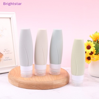 Brightstar ขวดบีบเปล่า ซิลิโคน เติมได้ ขนาดพกพา 90 มล. 4 ชิ้น