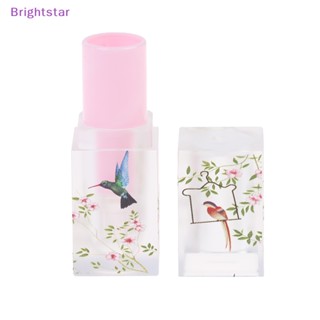 Brightstar หลอดเปล่า ทรงสี่เหลี่ยม ขนาดเล็ก สําหรับใส่ลิปบาล์ม