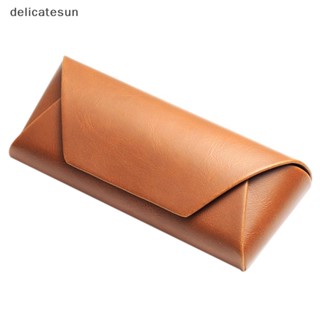 Delicatesun สายตาสั้น หนัง แว่นตา เคสแว่นกันแดด สําหรับผู้หญิง เคสแว่นตากันแดด กระเป๋าแว่นตา อุปกรณ์เสริมแว่นตา สีพื้น ดี