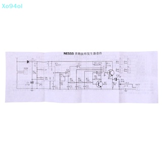 Xo94ol โมดูลเครื่องกําเนิดคลื่นสัญญาณ คลื่นสี่เหลี่ยม DC 6-12V NE555 TH