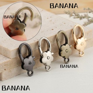 Banana1 ตะขอคาราบิเนอร์ รูปดอกพลัม คุณภาพสูง สําหรับเย็บผ้า DIY 2 ชิ้น