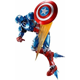 S.H.Figuarts Captain America (Tech On Avengers) about 155mm PVC &amp; ABS &amp; die-cast painted action figure[Direct from Japan]