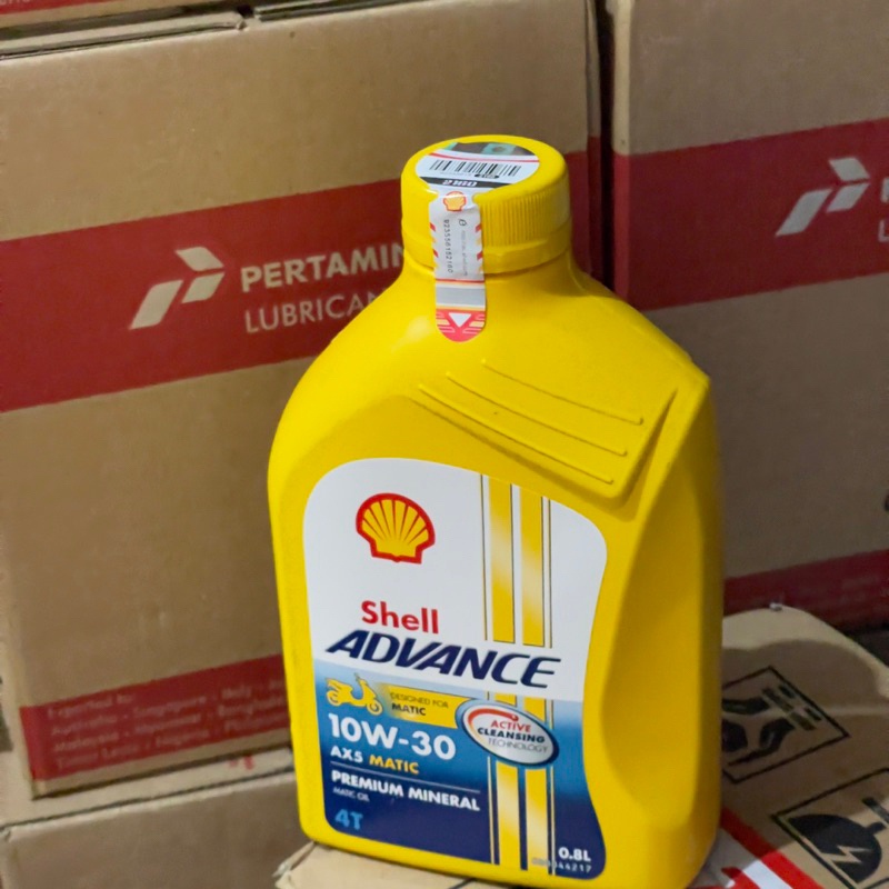[ ของแท้ ] SHELL ADVANCE MATIC AX5 0.8L SAE 10W-30