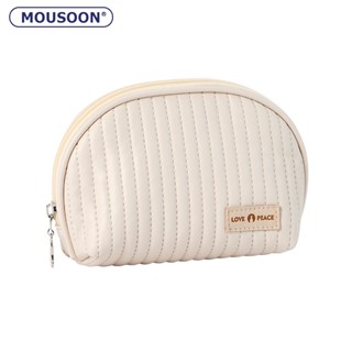 MOUSOON ใหม่ กระเป๋าเครื่องสำอางทรงเค้กครึ่งวงกลม กระเป๋าเดินทาง