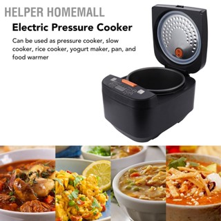 Helper HomeMall 220V 5L หม้อหุงความดันไฟฟ้า 900W มัลติฟังก์ชั่นความจุขนาดใหญ่ Smart Slow Cooker Yogurt Maker