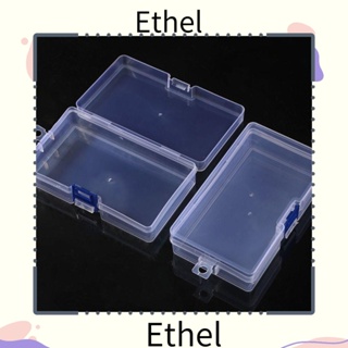 Ethel1 กล่องพลาสติกใส ทรงสี่เหลี่ยม 10 ขนาด สําหรับใส่เครื่องประดับ ลูกปัด ตกปลา