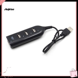 [Sy] อะแดปเตอร์แยกขยายฮับ USB 20 ความเร็วสูง 4 พอร์ต สําหรับคอมพิวเตอร์ แล็ปท็อป PC