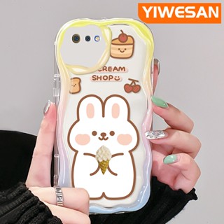 เคสใส แบบนิ่ม ลายการ์ตูนกระต่าย กันกระแทก สําหรับ Realme C2 C2S OPPO A1K