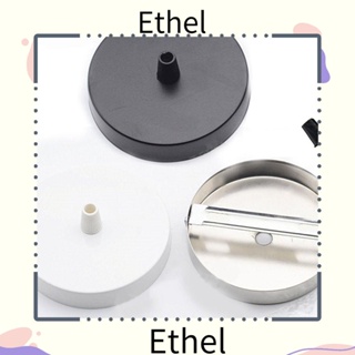 Ethel1 ฐานไฟ โลหะ ทรงกลม LED อะแดปเตอร์ซ็อกเก็ตแปลงไฟ สไตล์วินเทจ สําหรับแผงไฟเพดาน