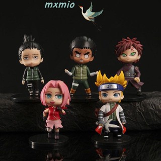 Mxmio ตุ๊กตาฟิกเกอร์นารูโตะ Shippuden Rock Lee ของเล่นสําหรับเด็ก 5 ชิ้น ต่อชุด