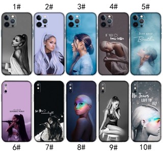 เคสโทรศัพท์มือถือ แบบใส ลาย Ariana grande สําหรับ iPhone XR 5 5s SE 6 6s Plus MZD22