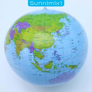 [Sunnimix1] ลูกบอลลูกโลกเป่าลม 16 นิ้ว สําหรับการเรียนการสอนเด็ก