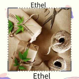 Ethel1 เชือกกระสอบธรรมชาติ ยาว 50 เมตร สําหรับตกแต่งงานแต่งงาน