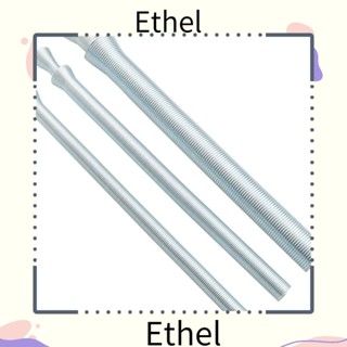 Ethel1 สปริงดัดท่อ เหล็กบาง สีเงิน 1/4 นิ้ว 5/16 นิ้ว 3/8 นิ้ว 1/2 นิ้ว 5/8 นิ้ว 5 ชิ้น