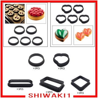 [Shiwaki1] แหวนเจาะรู สําหรับทําเบเกอรี่ เค้ก คุกกี้ DIY 5 ชิ้น