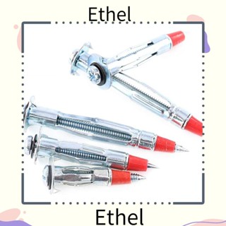 Ethel1 ชุดสกรูติดผนัง ชุบสังกะสี 35 มม. 46 มม. 59 มม. 60 ชิ้น