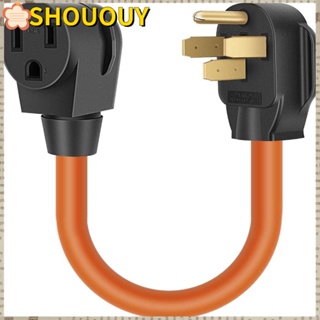 Shououy อะแดปเตอร์ปลั๊กไฟ มาตรฐาน US 4 แกน N14-50P เป็น N6-50R 8AWG 1.5 ฟุต 220 โวลต์