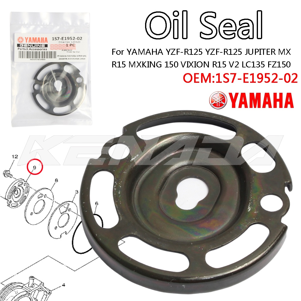 แผงรองเรือนปั๊มน้ำ M/SLAZ SNIPER 135/150/TFX/MX 135/X1R 1S7-E1952-02