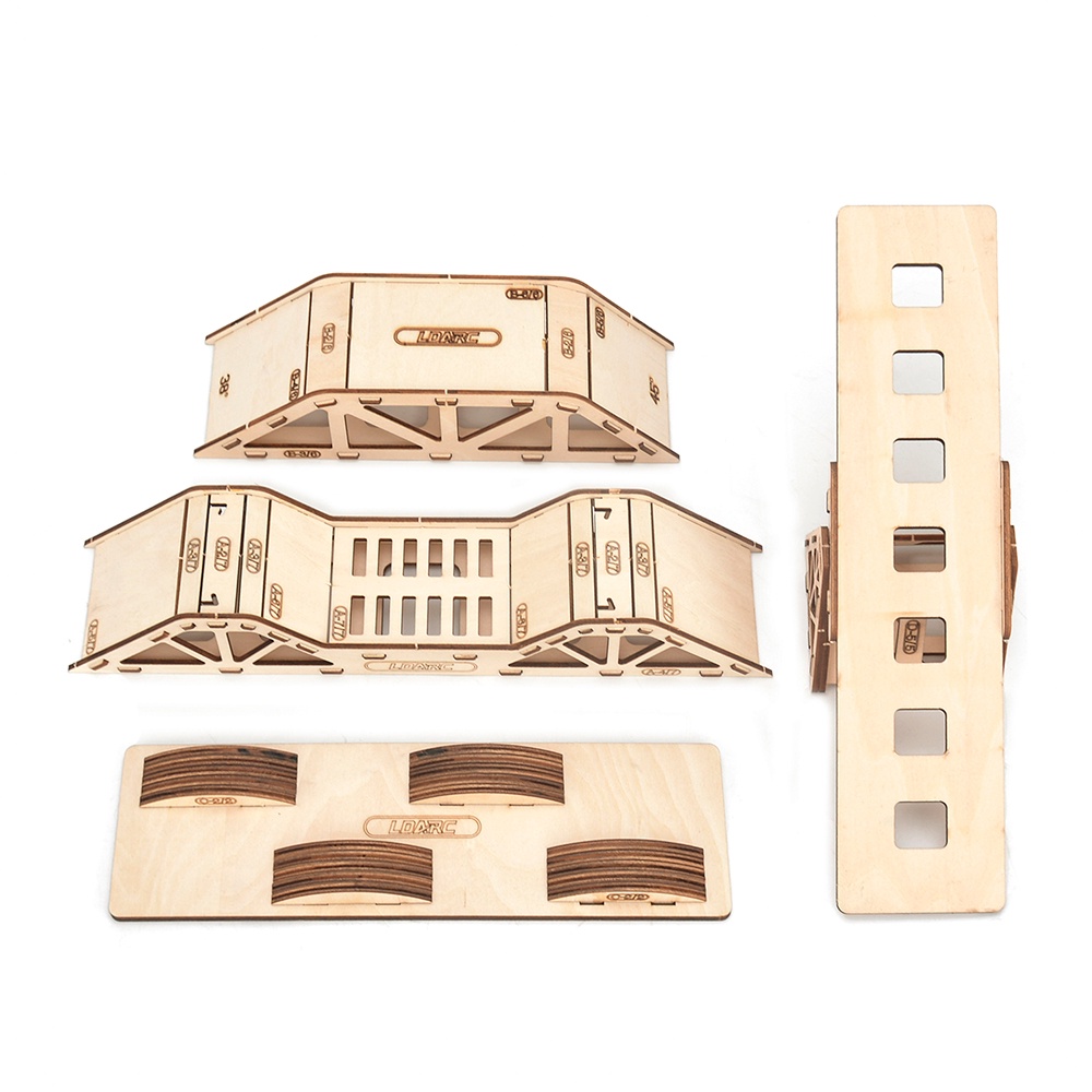 LDARC เดสก์ท็อปจําลอง Off-road อุปสรรคสําหรับ 1/43 RC รุ่นรถ Crawler ของเล่น Field