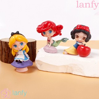 Lanfy โมเดลฟิกเกอร์เจ้าหญิง Q Version Q Version Alice เหมาะกับของสะสม สําหรับตกแต่งเค้ก