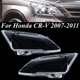 ฝาครอบเลนส์ไฟหน้ารถยนต์ แบบเปลี่ยน สําหรับ Honda CRV 2007 2008 2009 2010 2011