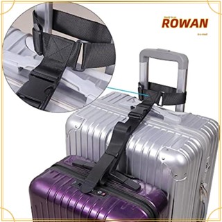 Rowans สายรัดกระเป๋าเดินทาง กันสูญหาย ปรับได้ อุปกรณ์เสริม สําหรับเดินทาง