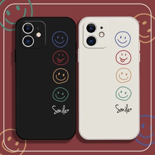 simple smiley face เคสไอโฟน 14 pro max Xr Xs X max เคส iPhone 11 12 13 pro max phone case พลัส cover 7 8 plus se2020