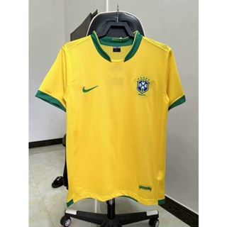 เสื้อกีฬาแขนสั้น ลายทีมชาติฟุตบอล Brazil 2006 ทีมเหย้า สไตล์วินเทจ แห้งเร็ว ไซซ์ S - XXL AAA