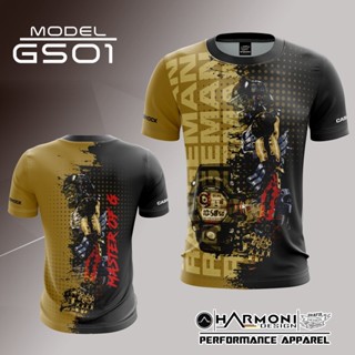 เสื้อยืด ลาย Gshock Sublimation Rangeman Jersey 3D GS01