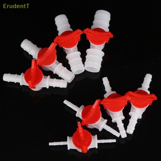 [ErudentT] วาล์วบอลพลาสติก สองทาง สําหรับเชื่อมต่อน้ําในสวนตู้ปลา [ใหม่]