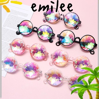 Emilee Kaleidoscope แว่นตาปริซึม เลนส์คริสตัล เทศกาลไนท์คลับ