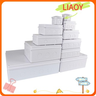 Liaoy กล่องพลาสติก ABS IP65 ควบคุมไฟฟ้า สําหรับกลางแจ้ง