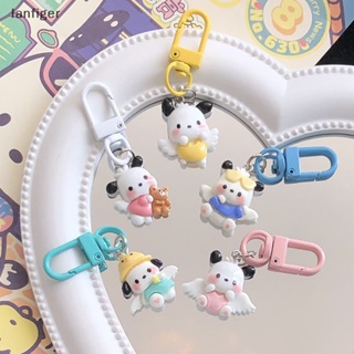 Lanf Sanrio พวงกุญแจเรซิ่น จี้การ์ตูนอนิเมะ Hello Kitty Cinnamon Dog Kuromi Melody น่ารัก อุปกรณ์เสริม สําหรับห้อยกระเป๋า