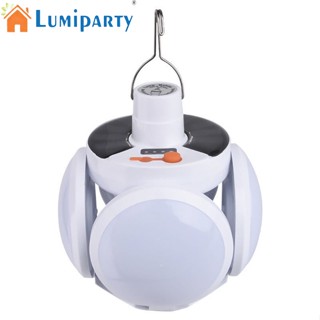 Lumiparty หลอดไฟฉุกเฉิน Led พลังงานแสงอาทิตย์ รูปฟุตบอล 5 โหมด 5000mah กันน้ํา แบบพกพา ชาร์จไฟได้